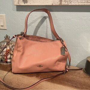 Coach Blush Leather Shoulder Bag
